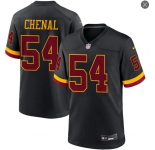 Mens Washington Commanders #54 Leo Chenal 2026 Black Alternate Vapor F.U.S.E.Limited Jersey