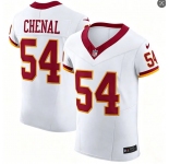 Mens Washington Commanders #54 Leo Chenal Nike 2026 White Away Vapor F.U.S.E.Limited Jersey