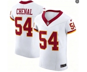 Mens Washington Commanders #54 Leo Chenal Nike 2026 White Away Vapor F.U.S.E.Limited Jersey