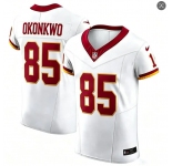 Mens Washington Commanders #85 Chig Okonkwo Nike 2026 White Away Vapor F.U.S.E.Limited Jersey