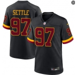 Mens Washington Commanders #97 Tim Settle 2026 Black Alternate Vapor F.U.S.E.Limited Jersey