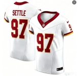 Mens Washington Commanders #97 Tim Settle Nike 2026 White Away Vapor F.U.S.E.Limited Jersey
