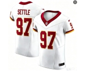 Mens Washington Commanders #97 Tim Settle Nike 2026 White Away Vapor F.U.S.E.Limited Jersey