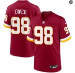 Mens Washington Commanders #98 Odafe Oweh Nike 2026 Burgundy Vapor F.U.S.E.Limited Jersey