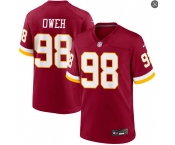 Mens Washington Commanders #98 Odafe Oweh Nike 2026 Burgundy Vapor F.U.S.E.Limited Jersey