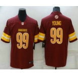 Men's Washington Commanders #99 Chase Young Red NEW 2022 Vapor Untouchable Stitched Nike Limited Jersey