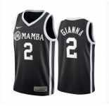Men's Mamba #2 Gianna Black Basketball Stitched Nike Jersey