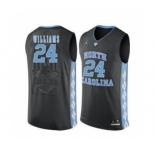 North Carolina Tar Heels #24 Kenny Williams Black College Basketball Jersey