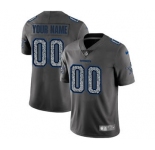 Men's Dallas Cowboys Customized Gray Static Vapor Untouchable Limited Football Jersey