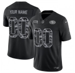 Men's San Francisco 49ers Active Player Custom Black F.U.S.E. 2026 Salute to Service Limited Football Stitched Jersey