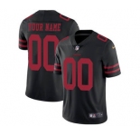 Youth San Francisco 49ers Customized Black Alternate Custom Football Jersey