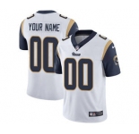 Youth Los Angeles Rams Customized White Custom Football Jersey