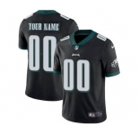 Men's Philadelphia Eagles Customized Black Alternate Vapor Untouchable Custom Limited Football Jersey