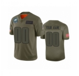 Men's Philadelphia Eagles Customized Camo 2019 Salute to Service Limited Jersey