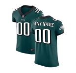 Men's Philadelphia Eagles Customized Midnight Green Team Color Vapor Untouchable Custom Elite Football Jersey