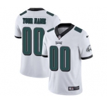 Youth Philadelphia Eagles Customized White Custom Football Jersey