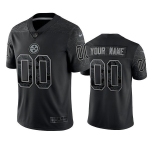 Men's Pittsburgh Steelers Active Player Custom Reflective Limited Stitched Jersey