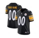 Youth Pittsburgh Steelers Customized Black Team Color Custom Football Jersey