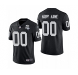 Men's Las Vegas Raiders Custom 2020 Inaugural Season Vapor Limited Football Jersey Black