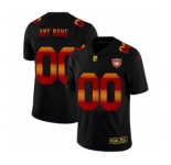 Men's Las Vegas Raiders Custom Black Red Orange Stripe Vapor Limited Football Jersey