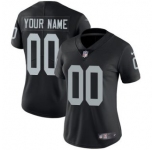 Women's Las Vegas Raiders Customized Black Team Color Stitched Vapor Untouchable Limited Football Jersey