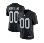 Youth Oakland Raiders Customized Black Team Color Custom Football Jersey