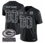 Men's Green Bay Packers Active Player Custom Black F.U.S.E. 2026 Salute to Service Limited Football Stitched Jersey