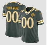 Men's Green Bay Packers Active Player Custom Gray 2026 F.U.S.E. “Rivalries” Vapor Untouchable Limited Football Stitched Jersey
