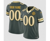 Men's Green Bay Packers Active Player Custom Gray 2026 F.U.S.E. “Rivalries” Vapor Untouchable Limited Football Stitched Jersey