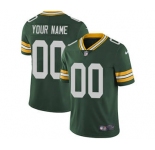 Men's Green Bay Packers Customized Green Team Color Vapor Untouchable Custom Limited Football Jersey