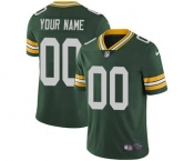 Men's Green Bay Packers Customized Green Team Color Vapor Untouchable Custom Limited Football Jersey