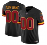 Men's Washington Commanders Active Player Custom Black 2026 F.U.S.E. Hail Raiser Alternate Vapor Limited Stitched Football Jersey