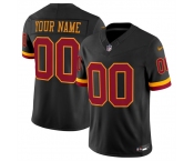 Men's Washington Commanders Active Player Custom Black 2026 F.U.S.E. Hail Raiser Alternate Vapor Limited Stitched Football Jersey