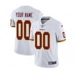 Men's Washington Redskins Customized White Vapor Untouchable Custom Limited Football Jersey
