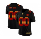 Men's Kansas City Chiefs Custom Black Red Orange Stripe Vapor Limited Football Jersey