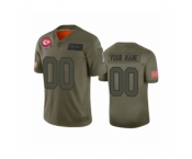 Men's Kansas City Chiefs Customized Camo 2019 Salute to Service Limited Jersey