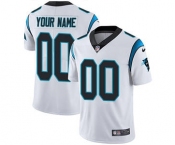 Men's Carolina Panthers Customized White Vapor Untouchable Custom Limited Football Jersey