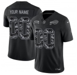 Men's Buffalo Bills Active Player Custom Black F.U.S.E. 2026 Salute to Service Limited Football Stitched Jersey