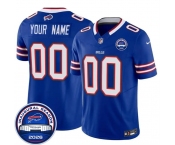 Men's Buffalo Bills Active Player Custom Blue F.U.S.E. 2026 Inaugural Season at Highmark Stadium Football Stitched Jersey