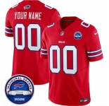 Men's Buffalo Bills Active Player Custom Red F.U.S.E. 2026 Inaugural Season at Highmark Stadium Football Stitched Jersey