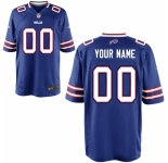 Men's Buffalo Bills Nike Royal Custom Game Jersey