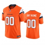 Men's Denver Broncos Active Player Custom Orange 2024 F.U.S.E. Vapor Limited Football Stitched Jersey