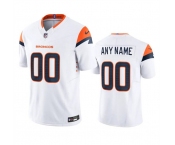 Men's Denver Broncos Active Player Custom White 2024 F.U.S.E. Vapor Limited Football Stitched Jersey