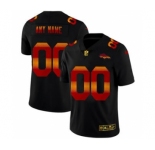 Men's Denver Broncos Custom Black Red Orange Stripe Vapor Limited Football Jersey