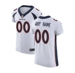 Men's Denver Broncos Customized White Vapor Untouchable Custom Elite Football Jersey