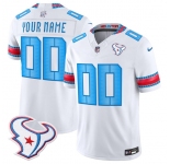 Men's Houston Texans Active Player Custom White 2026 F.U.S.E. “Rivalries” Vapor Untouchable Limited Football Stitched Jersey