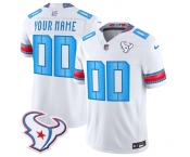 Women's Houston Texans Active Player Custom White 2026 F.U.S.E. Rivalries Collection Limited Stitched Football Jersey