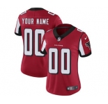 Women's Atlanta Falcons Red Home Customized Jersey
