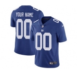 Men's New York Giants Customized Royal Blue Team Color Vapor Untouchable Custom Limited Football Jersey