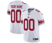 Men's New York Giants Customized White Vapor Untouchable Custom Limited Football Jersey